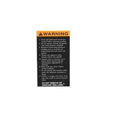 Jet JT9-JWS25-131 Warning Label