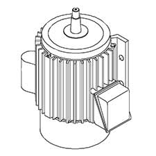 Jet JT9-JWS25X-323 Motor (3HP, 1PH, 230V)