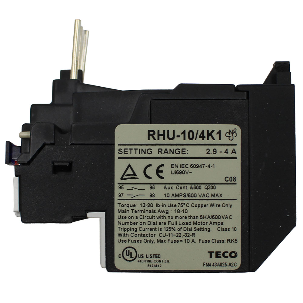 Jet PM9-WB25-814 Overload Relay (for 230V) 2.4-3.6 A