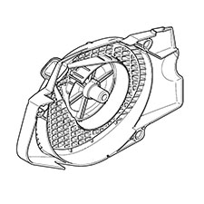 Makita 038-112-033 Fan Housing, Dolmar, PS-7910