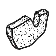 Makita 038-213-200 Foam Sponge, DCS6401