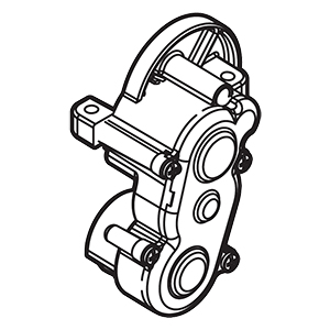 Makita 122A42-1 Brush Gear Ass'y, XCV19