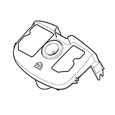 Makita 123453-7 Air Filter Cpl., EA4300F