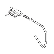 Makita 123455-3 Hook Ass'y, XRJ05
