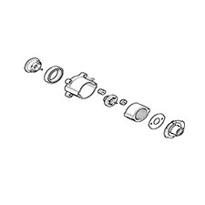 Makita 125231-1 Gear Assembly E, BFT040F