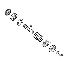 Makita 125377-3 Clutch Ass'y N, BFL201R