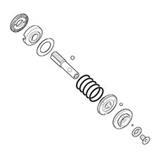 Makita 125390-1 Clutch Assembly C, BFL200F