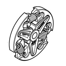 Makita 126348-3 Clutch Ass'y, EA3601F