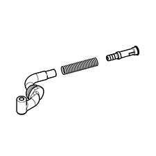 Makita 126349-1 Oil Pipe Ass'y, EA3601F
