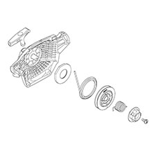 Makita 126352-2 Recoil Starter Ass'y, EA3601FR
