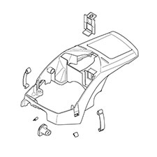 Makita 126367-9 Cylinder Cover Ass'y, EA3601F