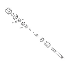 Makita 127398-1 Slider Ass'y, XRJ06