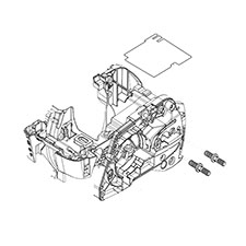 Makita 131-110-150 Engine Housing Ass'y (red), EA5600F