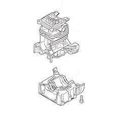 Makita 135478-9 Cylinder Block Ass'y, EM2650LH