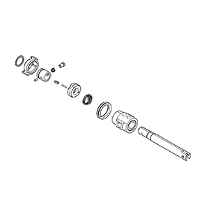 Makita 136224-3 Slider Ass'y, GRJ01