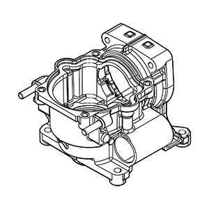 Makita 136390-6 Crank Housing Ass'y, GMH01