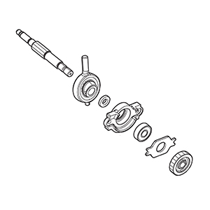 Makita 136584-3 Cam Shaft Ass'y