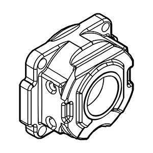 Makita 140J45-7 Rear Housing Cpl., XVR01