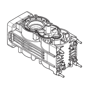 Makita 140W39-0 Crank Housing B Complete