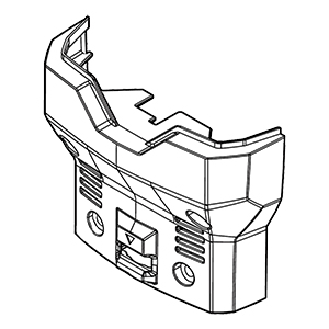 Makita 140Y05-9 Motor Housing Cover Cpl., GMH02