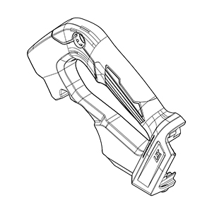 Makita 140Y24-5 Handle Cover Complete