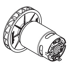 Makita 141163-4 Motor Cpl., DX01