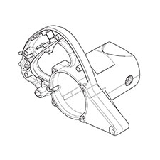 Makita 144286-7 Motor Housing Cpl., HS0600