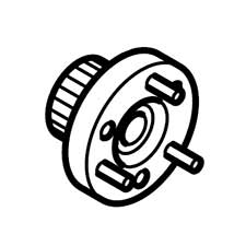 Makita 153445-2 Spur Gear 20 Cpl. A, BFL080FZ