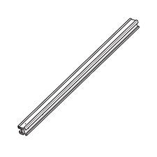 Makita 158104-3 Front Inner Rail Complete, 2705