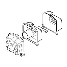 Makita 168604-5 Muffler Cpl., EA3201S