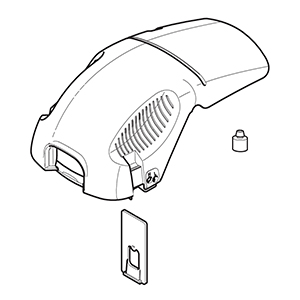 Makita 181-118-242 Hood Cpl. Black, EA5000