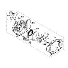 Makita 181-112-060 Starter Assy. Red