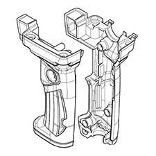 Makita 183A33-7 Switch Handle Set, DS4012