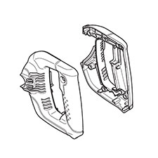 Makita 183A45-0 Housing Set, JR3070CTZ