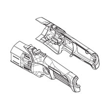 Makita 183D86-4 Handle Set, PO5000C