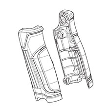 Makita 183E72-1 Housing Set, TD022