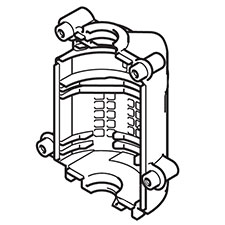 Makita 187809-8 Motor Housing Set, XNB01