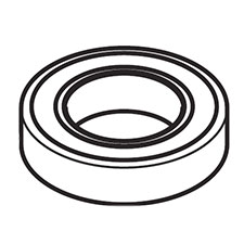 Makita 210302-8 Ball Bearing 6903ZZ, GA4542C