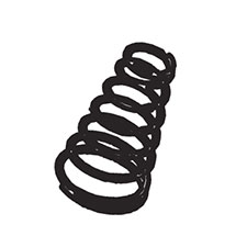 Makita 232361-2 Conical Comp. Spring 6-13, HR1840