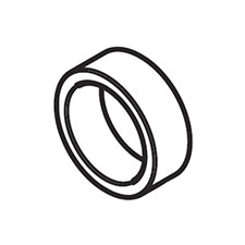 Makita 257451-0 Ring 17, XSH06