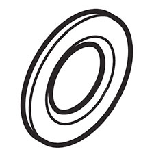 Makita 261130-4 Nylon Washer 15, BTP140