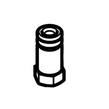 Makita 264098-3 Hex. Nut M5-10, EB7650TH