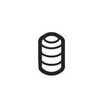 Makita 266436-5 H.s. Set Screw (flat Point) M5X8, XSH03