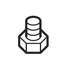 Makita 266611-3 Hex Bolt M6X8, EM2650LH