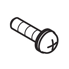 Makita 266816-5 Pan Head Screw M3X12 W/wr, BTD044