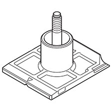 Makita 319010-9 Replaces 318491-4 - Front Base, KP0800K