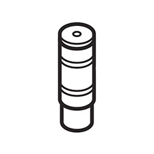 Makita 324334-0 Guide Rule Shaft, KP312