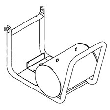 Makita 401125-E Air Tank W/frame, MAC5200