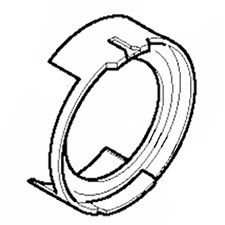 Makita 417356-8 Baffle Plate, DP4002