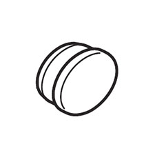 Makita 424410-1 Rubber Cap, EK7651H